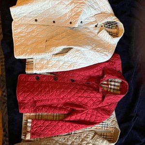 Burberry bundle of light coats